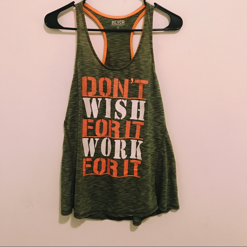 Cute racerback workout tank